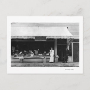 Cartão Postal Seaside, Oregon View do Compro de Sorvetes Hoefler