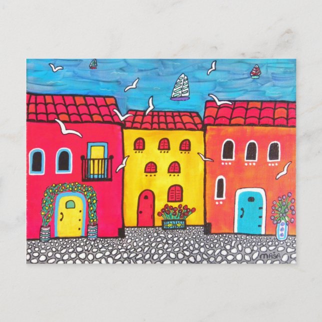 Cartão Postal Seaside Villas (Frente)
