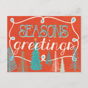 Cartão Postal Seasons Saudações