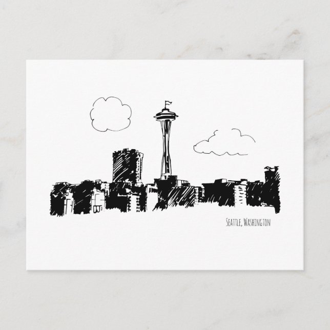 Cartão Postal Seattle (Frente)