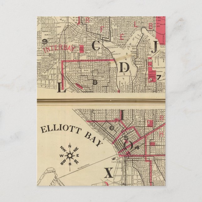 Cartão Postal Seattle (Frente)