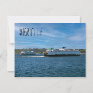 Cartão Postal Seattle Ferries