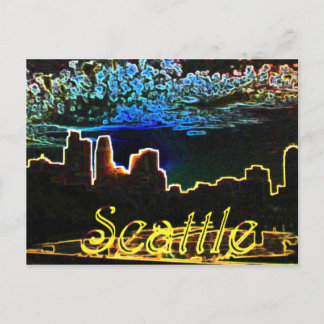 Cartão Postal Seattle Glows