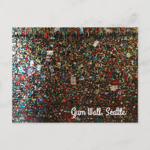 Cartão postal Seattle Gum Wall nº 4