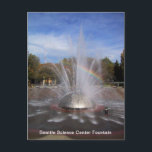 Cartão Postal Seattle Science Center Fountain Washington Photo<br><div class="desc">Seattle,  as fotos do viagem de Washington fazem belos presentes de keepssaes. ⭐ PERSONALIZAR este modelo com o seu trabalho de arte. ⭐ EDITÁ-lo ainda mais para fazer mais alterações. ⭐ TRANSFERIR este design para qualquer produto. Visite todas as minhas lojas em bit.ly/SandyspiderStores (recortar e colar).</div>