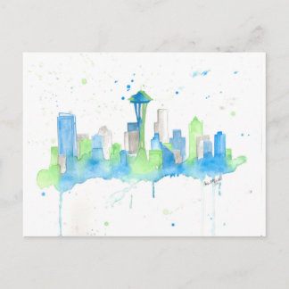 Cartão Postal Seattle Skyline