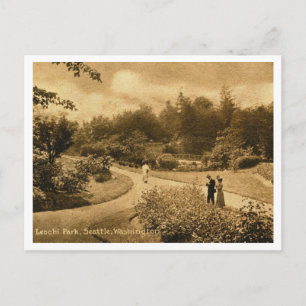 Cartão Postal Seattle WA Leschi Park Vintage 1910