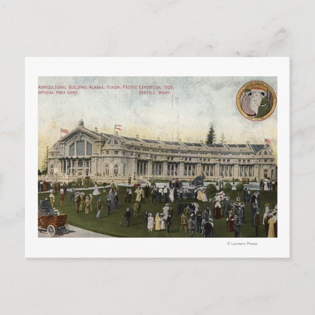 Cartão Postal Seattle, Washington - Vista da Agricultura (Frente)