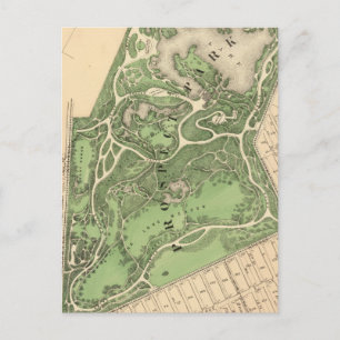 Cartão Postal Sec 10 Mapa do Brooklyn