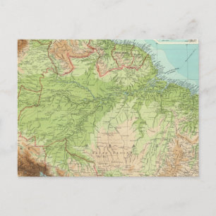 Cartão Postal Seção de norte da América do Sul