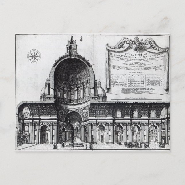 Cartão Postal Seção longitudinal da Rua. (Frente)