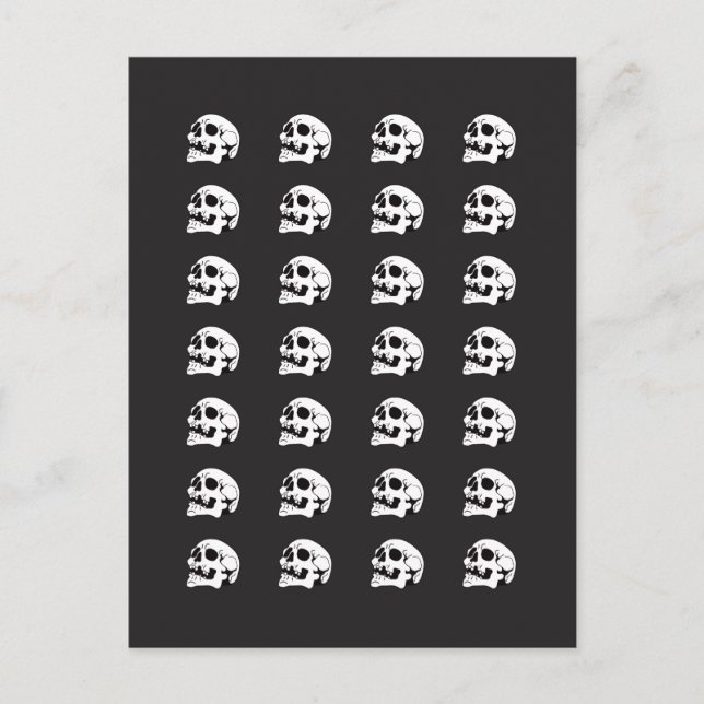 Cartão postal Seco como Padrão Ósseo (Frente)