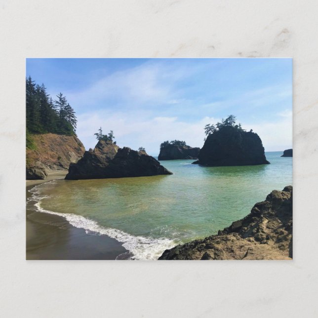 Cartão Postal Secret Beach, Samuel H. Boardman, Oregon (Frente)