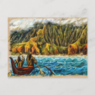 Cartão Postal Secreto Lau Napali Coast Kauai