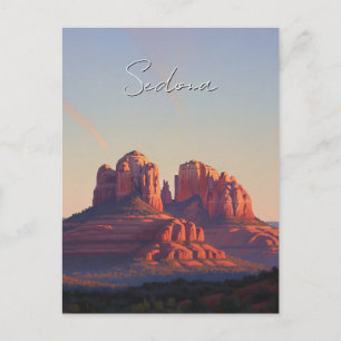 Cartão Postal Sedona Arizona Viagem Cathedral Rock