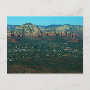 Cartão Postal Sedona e Pote de café de cima