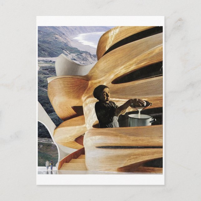 Cartão Postal Segredos ao queijo Fazer - (Frente)