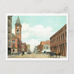 Cartão Postal Segunda Avenida antiga em Birmingham, Alabama