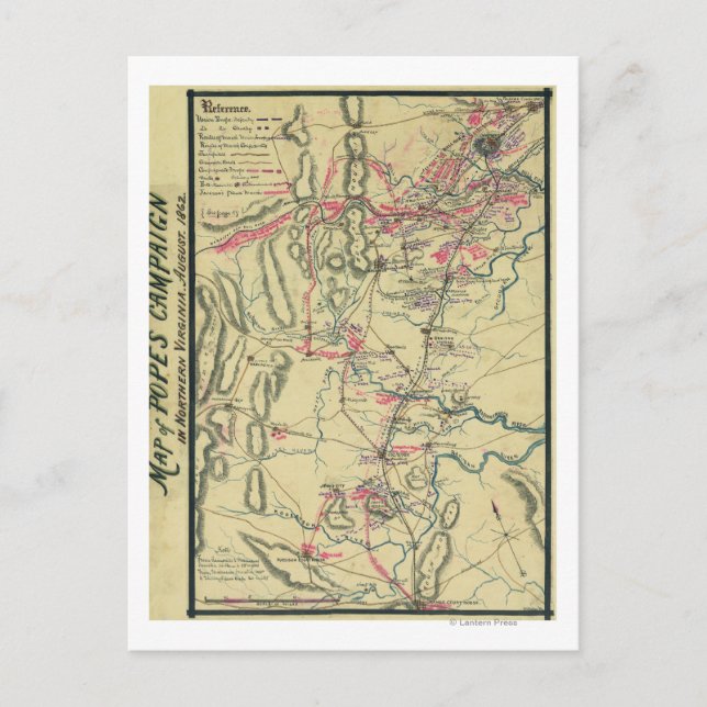 Cartão Postal Segunda Batalha de Bull Run 2 (Frente)