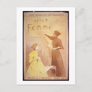 Cartão Postal "Segunda Exposição da Arte Feminina, Palais de L'I