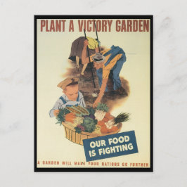 Cartão Postal Segunda Guerra Mundial do Jardim Vitorioso