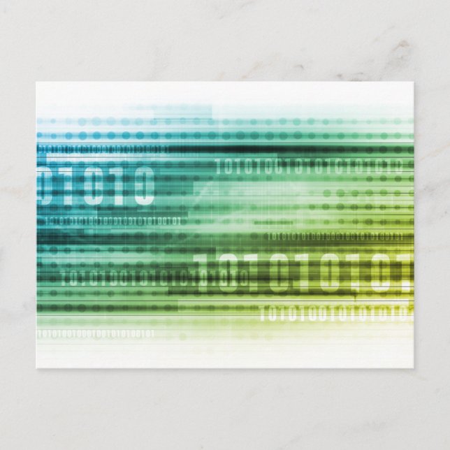 Cartão Postal Segurança de Dados através da Internet e Informaçõ (Frente)