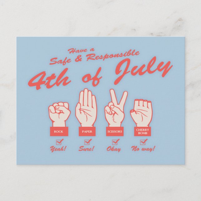 Cartão Postal Segurança e responsabilidade 4º (Frente)