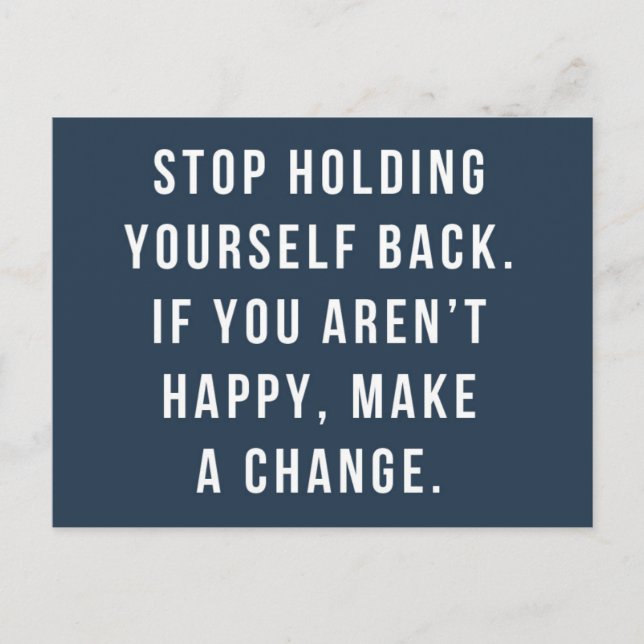 Cartão Postal Segurando-Se Cota (Frente)