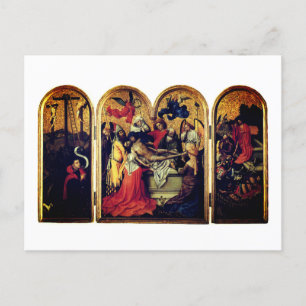 Cartão Postal Seilern Triptych (por Robert Campin)