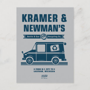 Cartão Postal Seinfeld   Kramer & Newman's Recycling Co.