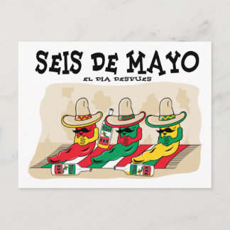 Cartão Postal Seis De Mayo