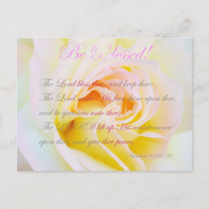 Cartão Postal Seja abençoado!