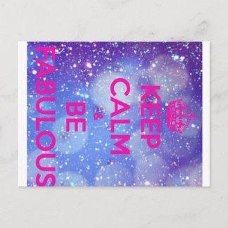 CARTÃO POSTAL SEJA FABULOSO