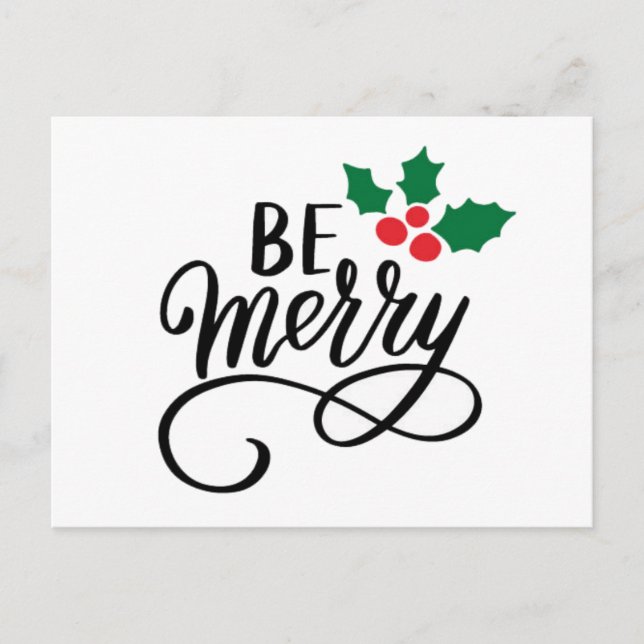 Cartão Postal Seja Feliz (Frente)