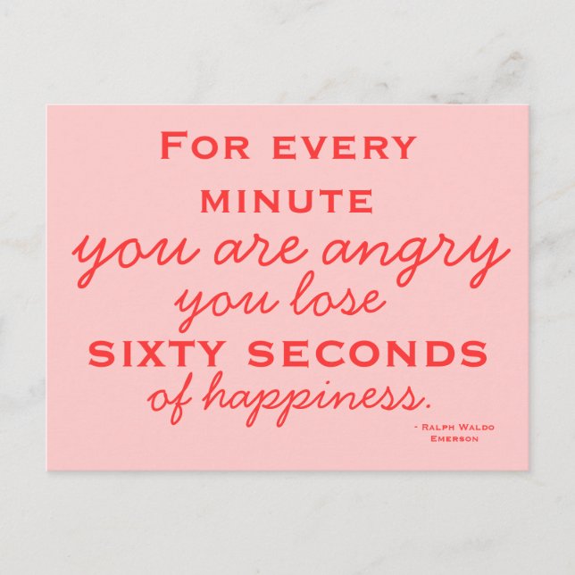 Cartão Postal Seja feliz - Cartão-postal motivacional (Frente)