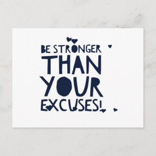 Cartão Postal Seja forte