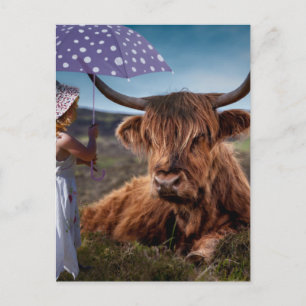 Cartão Postal Seja gentil com os animais