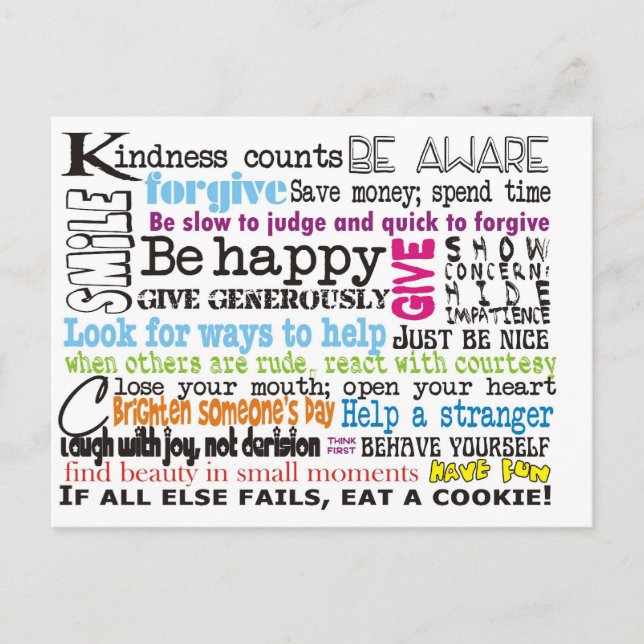 Cartão Postal Seja Legal, Etc. (Frente)