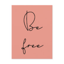 Seja livre fonte preta