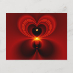 Cartão Postal Seja meu - Fractal