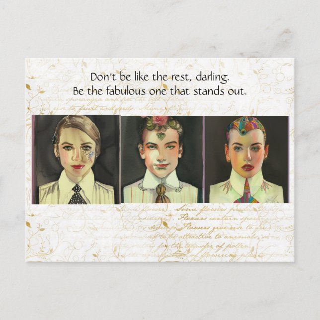 Cartão Postal Seja o fabuloso (Frente)