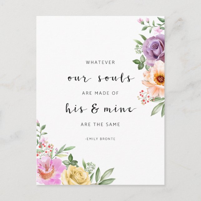 Cartão Postal Seja o que For de que Nossas Almas São Feitas, Emi (Frente)