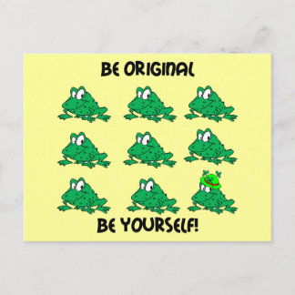 Cartão Postal Seja o sapo original irlandês