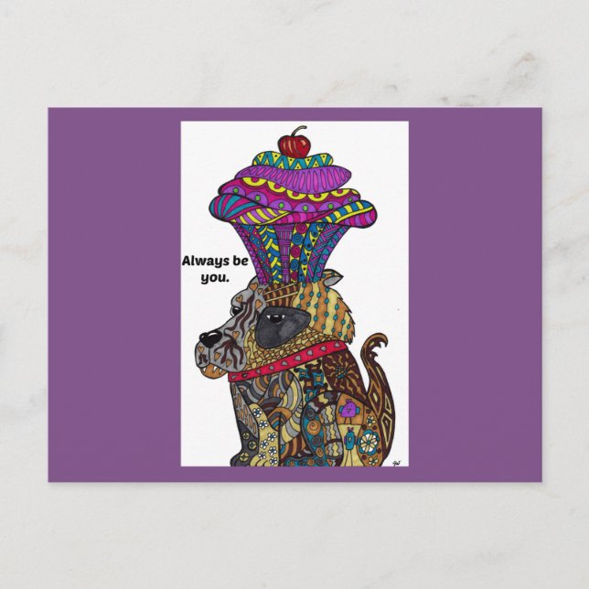 Cartão Postal Seja sempre você (Frente)