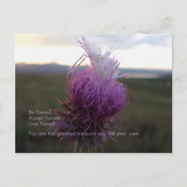Cartão Postal Seja você mesmo (Frente)