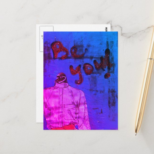 Cartão Postal Seja Você Mídia Mistura De Pássaros (Frente/Verso In Situ)