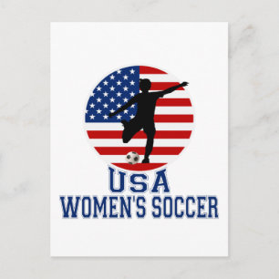Cartão Postal Seleção Feminina de Futebol dos EUA
