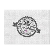 Selo de Aprovação de Orgulho Demissexual Certifica