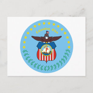 Cartão Postal Selo de Columbus, Ohio
