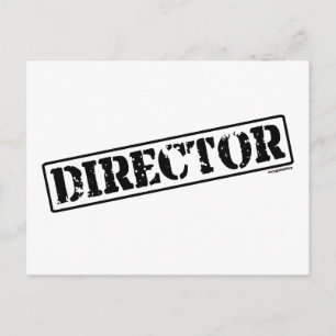 Cartão Postal Selo de Diretor